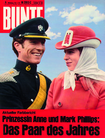 Prinzessin Anne & Mark Phillips: BUNTE Heft 4/73 von bunte-cover