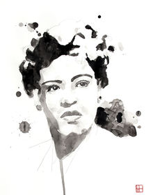 Portrait of Billie Holiday by Philippe Debongnie