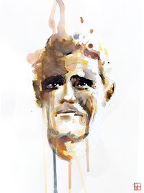 Portrait of Chet Baker by Philippe Debongnie