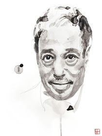 Portrait of Duke Ellington by Philippe Debongnie