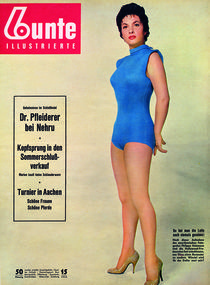 Gina Lollobrigida: BUNTE Heft 15/55 von bunte-cover