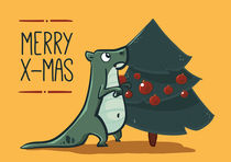Christmas dino by klossisch