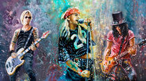 Guns N'Roses von Miki de Goodaboom