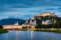 Salzburg Blaue Stunde von Philip Kessler