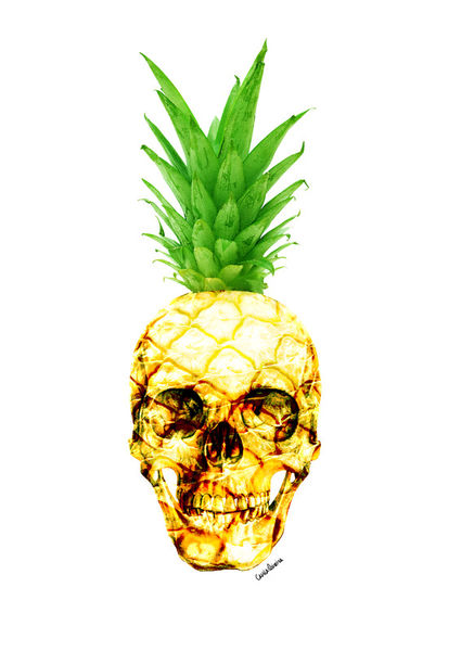 Pineapple-skull