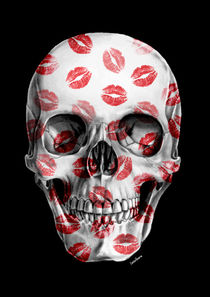 Kisses Skull II by Camila Oliveira