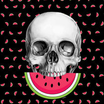  Watermelon skull by Camila Oliveira