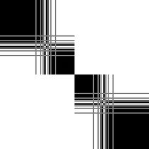 Black and White Pattern von Melanie Mertens