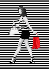 Gestreift ist die Mode - Striped is the fashion von Monika Juengling