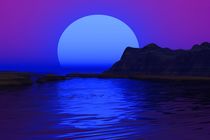 blue sunset by kunstmarketing