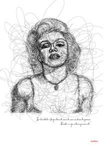 Marylin Monroe in Lines by Camila Oliveira