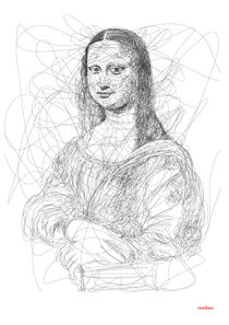 Monalisa in Lines by Camila Oliveira