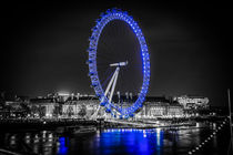 Blue London Eye by Kevin  Keil