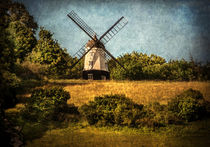 Cobstone Windmill Above Turville by Ian Lewis
