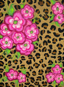 Floral Leopard Print by Dawn Siegler