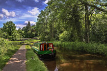 Towpath at Talybont on Usk by Ian Lewis
