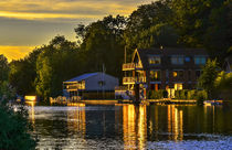 Boat Houses at Caversham by Ian Lewis