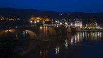Heidelberg Bridge and Castle by Night  by Rob Hawkins
