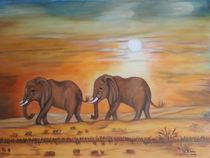 Elefantenpaar by Marija Di Matteo