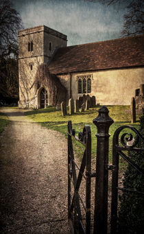 St Andrews at Chaddleworth Berkshire by Ian Lewis