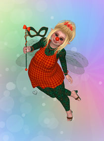 Pummelfee Clown by Conny Dambach