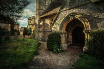 Little Wittenham Church Porch by Ian Lewis