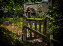 The Path To Ibstone Church by Ian Lewis