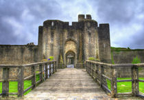 Caerphilly Castle Gatehouse by Ian Lewis