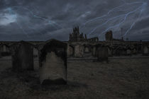 Whitby Abbey darkness  by Rob Hawkins