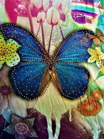 Stoffmuster - Schmetterling von assy