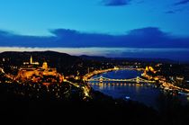 Budapest night view by Anna Zamorska