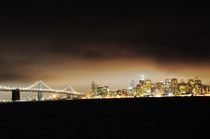 San Francisco at night by Anna Zamorska