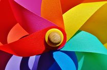 Colorful toy windmill by Anna Zamorska