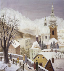 Festungsgasse, Winter by Regine Dapra