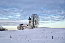 Kirche im Winter - Bayern by Peter Bergmann
