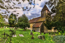 The Churchyard at St Laurence Tidmarsh von Ian Lewis