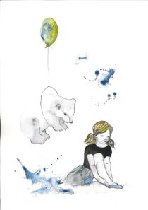 Eisbär und das Mädchen by Maria Fetsch