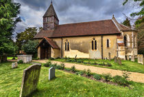 The Church of St Laurence in Tidmarsh by Ian Lewis
