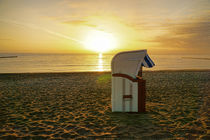 Strandkorb an der Ostsee - WIcker Beach chair on the Baltic Sea von Thomas Klee