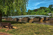 A Riverside Seat At Chepstow by Ian Lewis