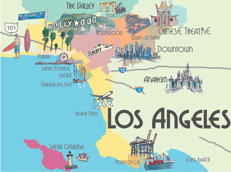 Los-angeles-favorite-map