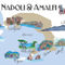 Napoli-and-amalfi-favorite-map-with-touristic-highlights