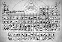 The Alchemical Table Of Symbols by zapista