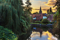Early Evening At Whitchurch on Thames by Ian Lewis