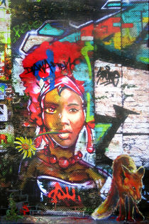 Was wäre , wenn eine Graffiti-Schönheit erwachen würde by Renée König