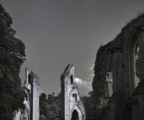Glastonbury Abbey in the Vale of Avalon by David Lyons