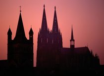 The Dom and Grosse St. Martin, Cologne #3 by David Lyons