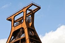Winding tower of Shaft 12. Zollverein, Essen #1 by David Lyons