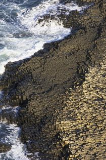 Giants Causeway basalt. North Ireland coast by David Lyons