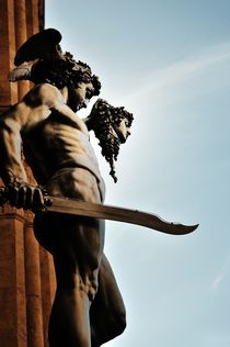 Perseus with the head of Medusa. Florence by David Lyons